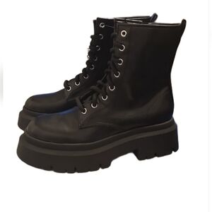 No Boundaries Women's Lug Sole Combat Boots